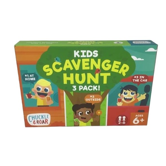 Kids Scavenger Hunt 3 Pk Cards Hunt Search Home Outside Travel Car Game Family - Picture 2 of 5